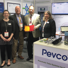 Pevco of Baltimore, MD won best in show honors for its turnkey stand design at Arab Health 2018 in Dubai last month.