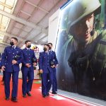 Registro Fotográfico de la Feria Internacional del Aire y el Espacio FIDAE 2022, día II En Santiago:06/04/2022. Fotógrafo: Valentino Saldivar.